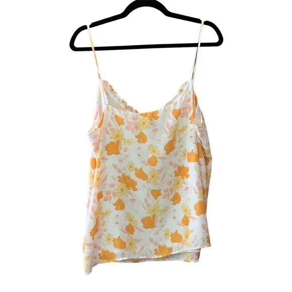 Loft outlet bright floral sleeveless swing tank camisole - Picture 2 of 6